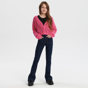 Sinsay - Jeansy flare - Niebieski - dziewczynka - 6860Y-57X
