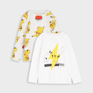 Sinsay - Koszulki Pokémon 2 pack - Wielobarwny - chłopiec - 6872X-MLC