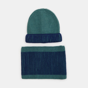 Sinsay - Komplet: czapka i komin - Wielobarwny - chłopiec - 6965F-MLC