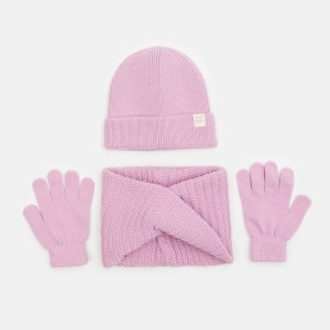 Sinsay - Komplet zimowy - Różowy - dziewczynka - 6967F-03X