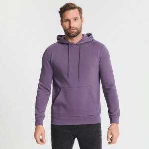 Sinsay - Bluza z kapturem - Fioletowy - męski - 6977D-45X