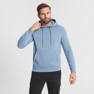 Sinsay - Felpa con cappuccio - Blu - Da uomo - 6977D-50X