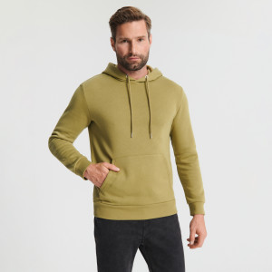 Sinsay - Bluza z kapturem - Zielony - męski - 6977D-81X