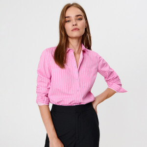 Sinsay - Hemdbluse aus Baumwolle - Bunt - damen - 6992K-MLC