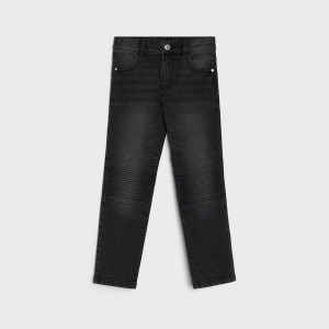 Sinsay - Jeansy Biker - Czarny - chłopiec - 7006C-99J