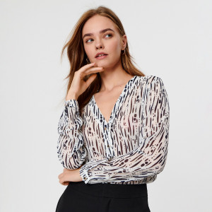 Sinsay - Blusa estampada - Multicolor - Mujeres - 7013K-MLC