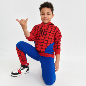 Sinsay - Súprava mikiny s kapucňou a nohavíc Spiderman - Červená - Chlapec - 7051Z-33X