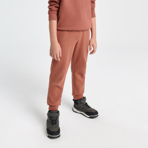Sinsay - Spodnie dresowe jogger - Bordowy - chłopiec - 7078M-92X