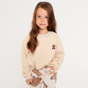 Sinsay - Bluza - Kremowy - dziewczynka - 7088Y-01M