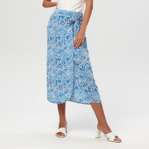 Sinsay - Spódnica midi z wiązaniem - Wielobarwny - damski - 7093J-MLC