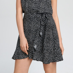 Sinsay - Spódnica mini z wiązaniem - Wielobarwny - damski - 7115J-MLC