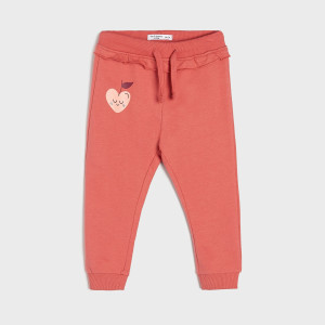 Sinsay - Spodnie dresowe jogger - Pomarańczowy - dziewczynka - 7143M-32X