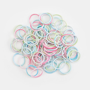 Sinsay - Gumki do włosów 100 pack - Wielobarwny - dziewczynka - 7148R-MLC