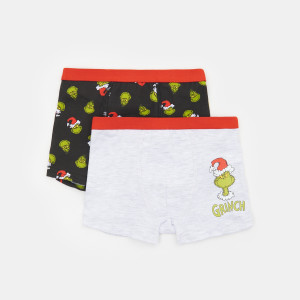 Sinsay - 2 Grinch boxeralsó - Világosszürke - Fiú - 7172P-09M
