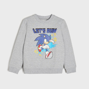 Sinsay - Bluza Sonic the Hedgehog - Jasny szary - chłopiec - 7188Q-09M