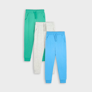 Sinsay - Spodnie dresowe jogger 3 pack - Wielobarwny - chłopiec - 7223C-MLC