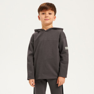 Sinsay - Bluza z kapurem - Szary - chłopiec - 7232Y-90X
