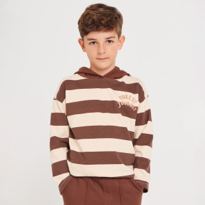 Sinsay - Bluza z kapturem - Brązowy - chłopiec - 7236Y-89X