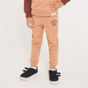 Sinsay - Spodnie dresowe jogger - Beżowy - chłopiec - 7243Y-80X