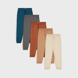 Sinsay - Spodnie dresowe jogger 5 pack - Wielobarwny - chłopiec - 7246Y-MLC