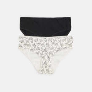 Sinsay - Slips, 2er-Pack - Bunt - damen - 7273Z-MLC