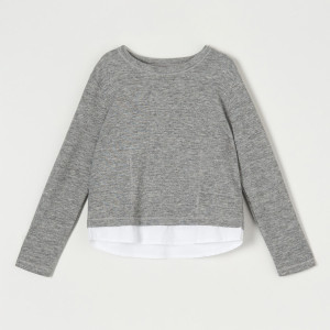 Sinsay - Oberteil - Hellgrau - damen - 7332Z-09X