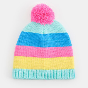 Sinsay - Czapka z pomponem - Wielobarwny - dziewczynka - 7335C-MLC