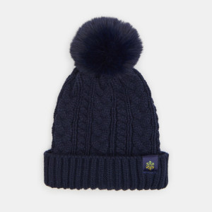 Sinsay - Czapka z pomponem - Granatowy - dziewczynka - 7337C-59X