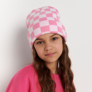 Sinsay - Czapka beanie - Różowy - dziewczynka - 7357C-38X