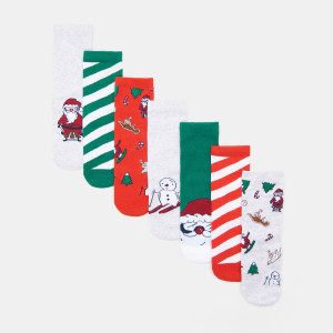 Sinsay - Skarpetki 7 pack - Wielobarwny - chłopiec - 7442P-MLC