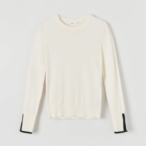 Sinsay - Sweter - Kremowy - damski - 7447J-01X