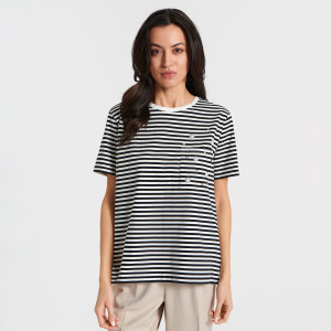 Sinsay - Koszulka z kieszenią - Wielobarwny - damski - 7467F-MLC