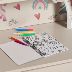Sinsay - Coloring book & marker - Bunt - Mädchen - 7488P-MLC
