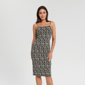 Sinsay - Sukienka mini na ramiączkach - Wielobarwny - damski - 7495U-MLC