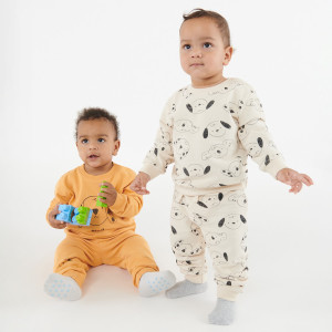 Sinsay - Spodnie dresowe jogger - Brązowy - chłopiec - 7508Z-82X