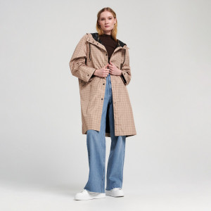 Sinsay - Płaszcz przeciwdeszczowy - Wielobarwny - damski - 7521A-MLC