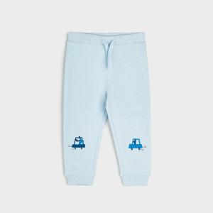 Sinsay - Spodnie dresowe jogger - Niebieski - chłopiec - 7606Z-05X