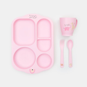 Sinsay - Kindergeschirr-Set - Rosa - Mädchen - 7628M-31X