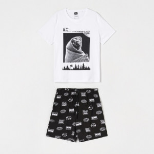 Sinsay - Piżama E.T - Biały - męski - 7671Y-00X