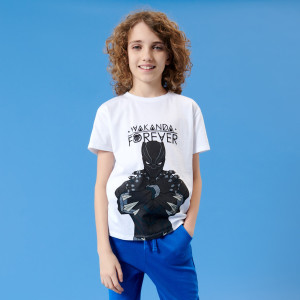 Sinsay - Koszulka Marvel - Biały - chłopiec - 7700L-00X