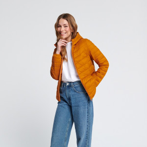 Sinsay - Kurtka przejściowa - Żółty - damski - 7706A-18X