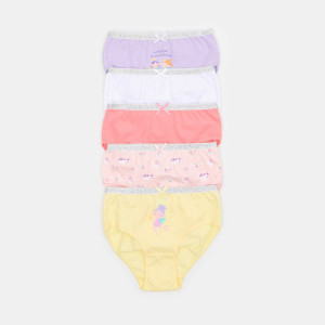 Sinsay - Majtki 5 pack - Wielobarwny - dziewczynka - 7726C-MLC