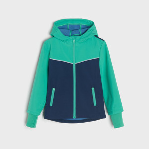 Sinsay - Kurtka softshell - Zielony - chłopiec - 7762C-77X