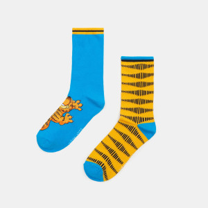 Sinsay - Socken Garfield, 2er-Pack - Orange - herren - 7785Y-28X