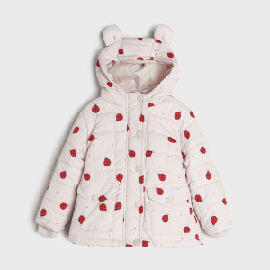 Sinsay - Kurtka pikowana - Kremowy - dziewczynka - 7809C-02X