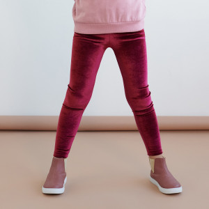 Sinsay - Legginsy - Bordowy - dziewczynka - 7825Q-93X