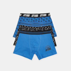 Sinsay - Bokserki 3 pack - Niebieski - męski - 7891Y-55X