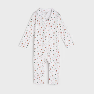 Sinsay - Pajacyk - Biały - chłopiec - 7931Q-00X