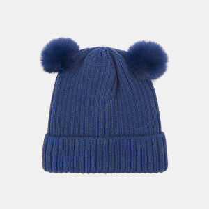 Sinsay - Czapka z pomponami - Granatowy - dziewczynka - 7936P-59X