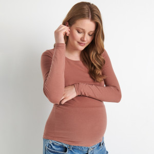 Sinsay - Koszulka bawełniana MAMA - Różowy - damski - 7940A-39X